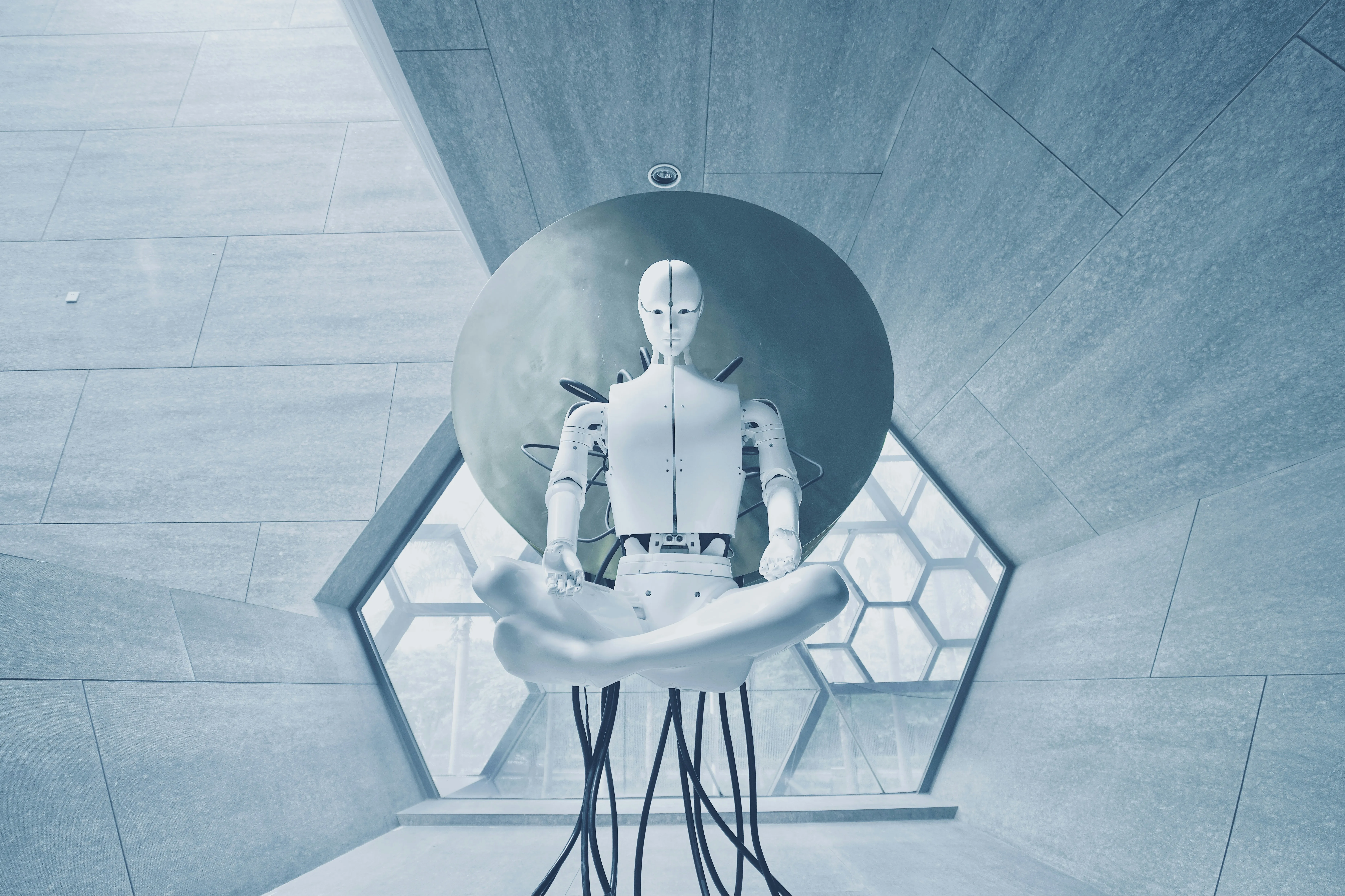 AI and cybersecurity with digital locks